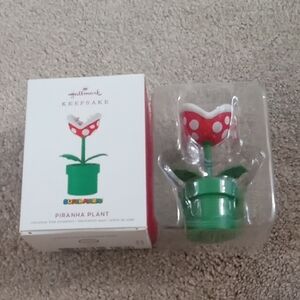 Hallmark Keepsake Red and Green Piranha Plant Ornament